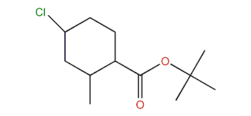 tert-Butyl cis 4-chloro-trans-2-methylcyclohexanecarboxylate